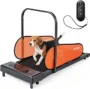 PETSITE Dog Treadmill – Indoor Running Machine for Small & Medium Dogs, 2.5 HP Motor, LED Display, Remote Control, 15 Programs