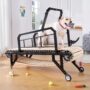 SPECRAFT 2026 Dog Treadmill – Non‑Electric Slatmill for Medium & Large Dogs, Handbrake Control, Supports 330 lbs