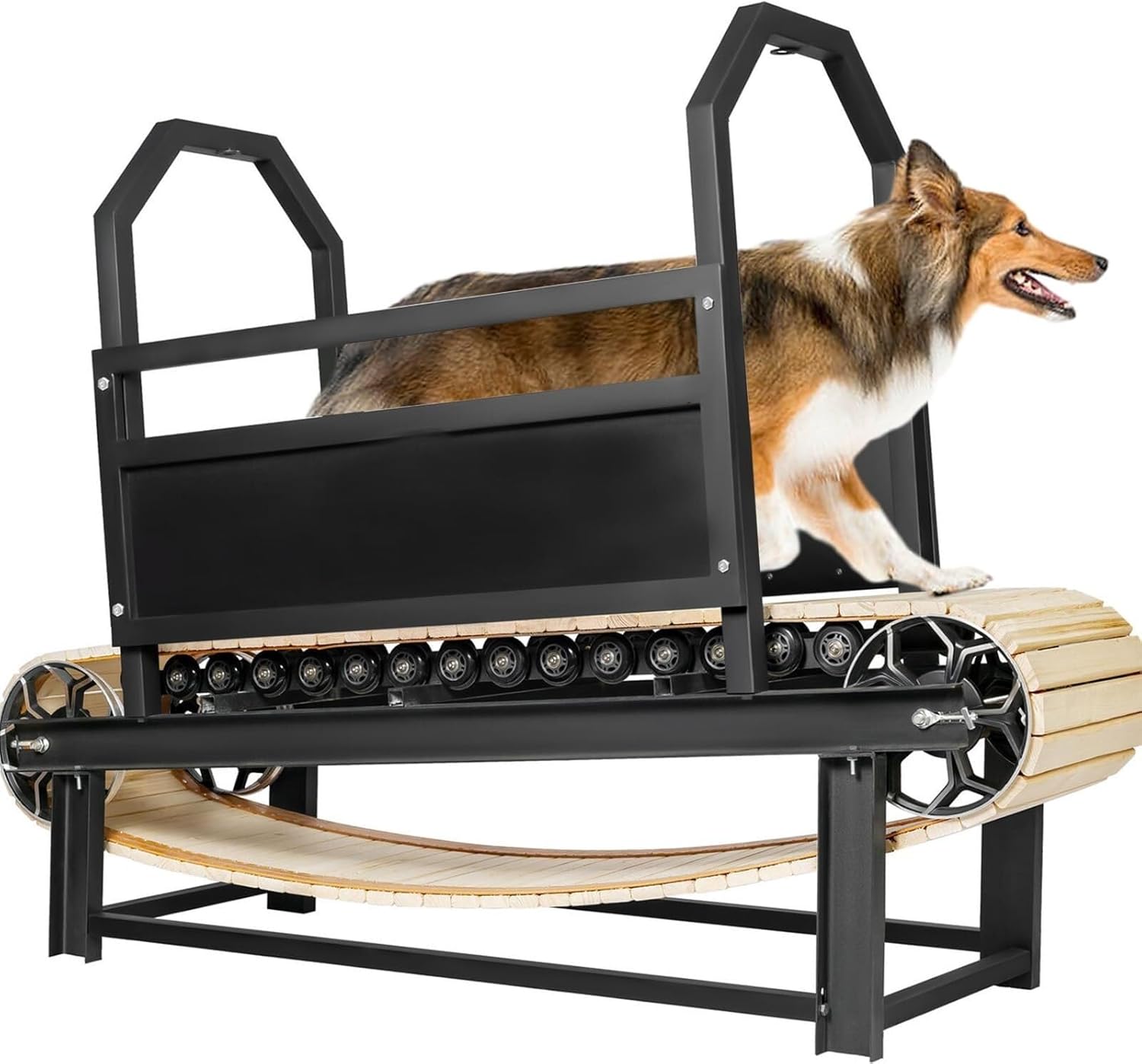 ZYMEN 2026 Dog Treadmill – Non‑Electric Slatmill for Large & Medium Dogs, Indoor/Outdoor Fitness