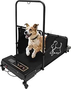 Dog Treadmill – Indoor Pacer for Small & Medium Dogs, LCD Display & Remote Control, 220 lbs Capacity