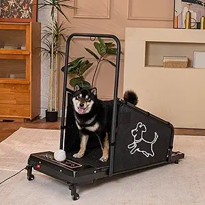 Dog Treadmill – Electric Indoor Fitness Machine with 1.5 HP Quiet Motor, Remote Control & LED Display, Non‑Slip Belt