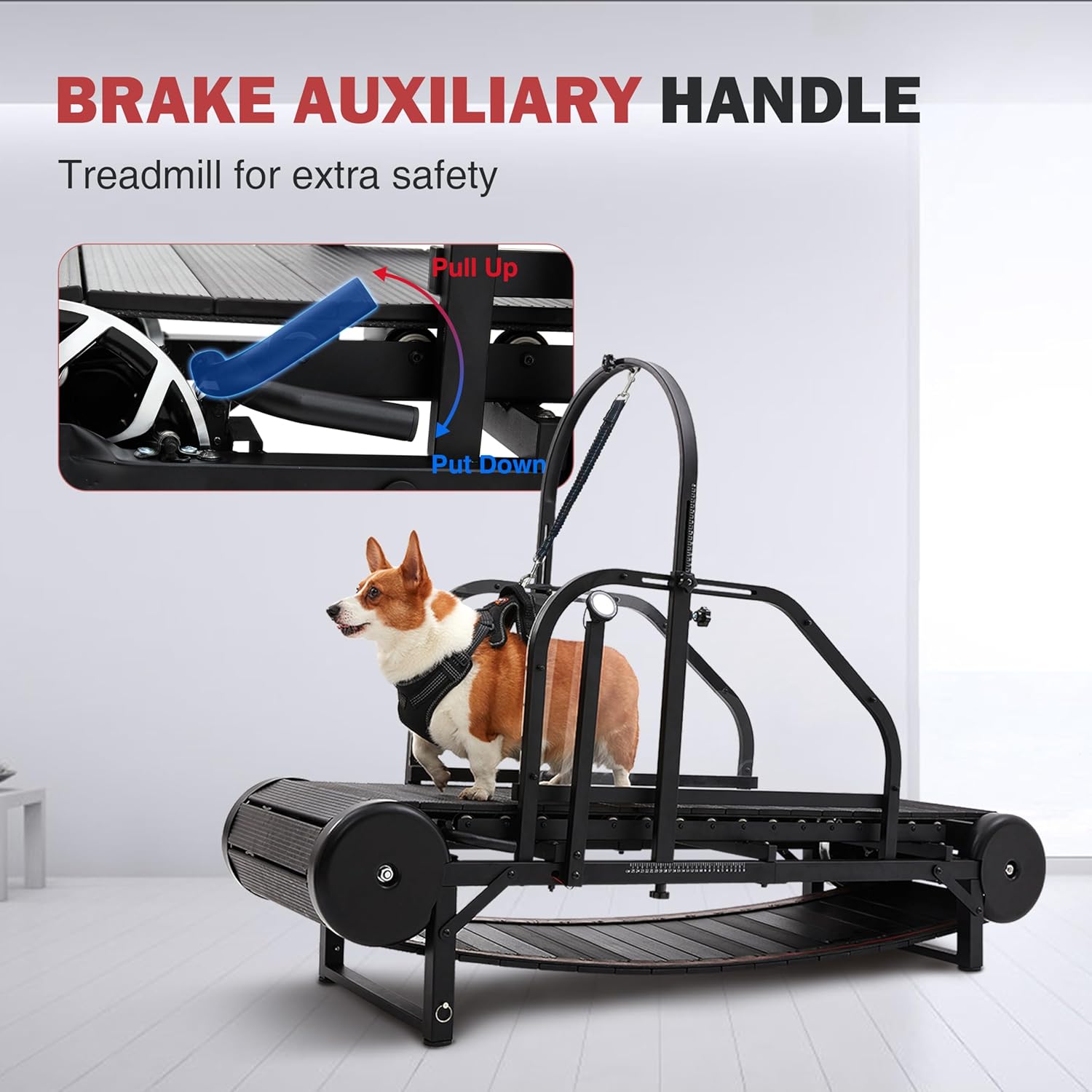 KISFLY 2026 Medium Dog Treadmill – Non‑Electric Slatmill with Adjustable Ramp & Pedometer - Image 5